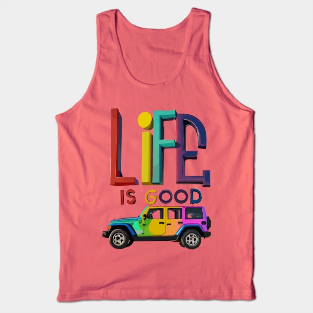 Jeep-girls,ratro Tank Top by Jhontee